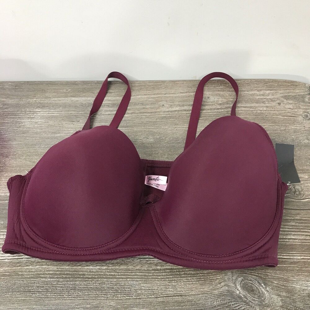 NWT Youmita Women's Underwire Purple Bra 42DD‎ NEW@!